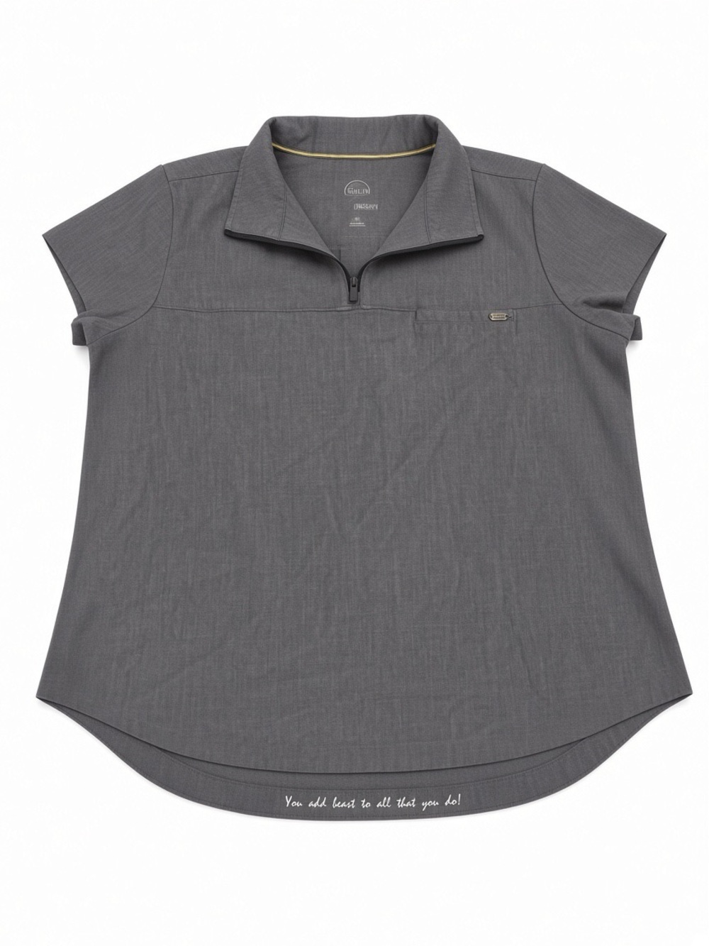 Med Couture PETITE set.
Heather Gray Bella Quarter Zip w/ matching pant